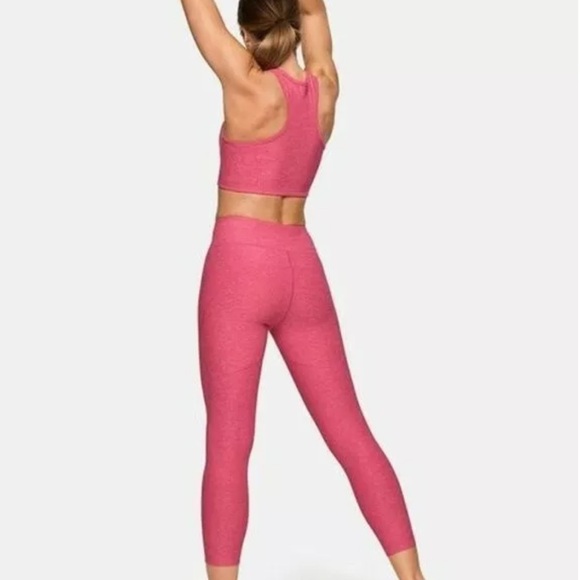 OUTDOOR VOICES Flamingo 3/4 Warmup Leggings Size XS NEW - Picture 3 of 16